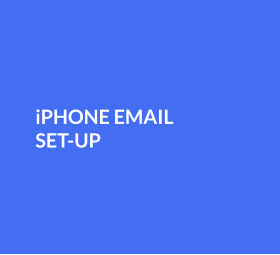 iPHONE EMAIL SET-UP